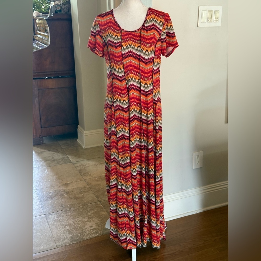 Sami and Jo ladies maxi short sleeve dress excellent condition size large - Picture 4 of 16